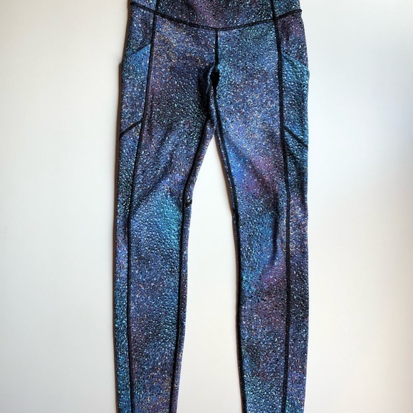 Lululemon Speed Tight V leggings Strive Multi Black size 4 - Picture 9 of 10